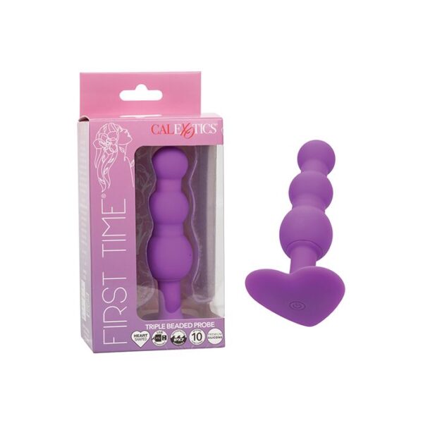 Vibrating Triple Beaded Anal Probe